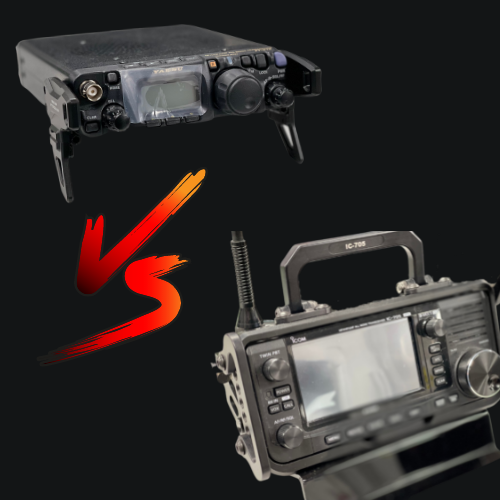 FT818ND Vs IC705, The QRP Titans clash!